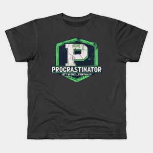 Procrastinator - The Procrastinating Superhero Kids T-Shirt